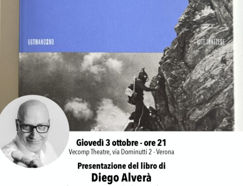 Presentazione di “Solo, Walter Bonatti dal K2 al Dru” di e con Diego Alverà , 3\10\24 h 21 al Vecomp Theatre di Via Dominutti 9