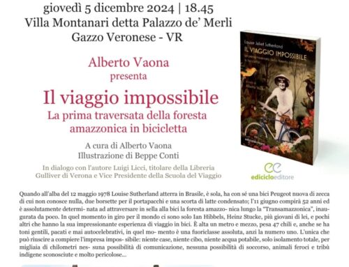 Presentazioni di “Il viaggio impossibile, 5\12\24 h 18,45 a Villa Montanari di Gazzo Veronese